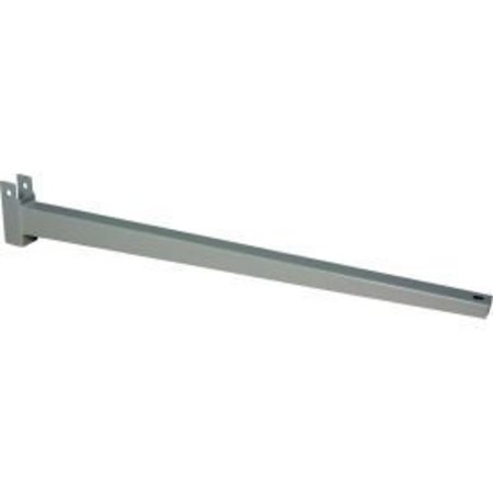 GLOBAL EQUIPMENT 48" Cantilever Straight Arm, 2" Lip, 600 Cap. - For Best Value Series CA48L